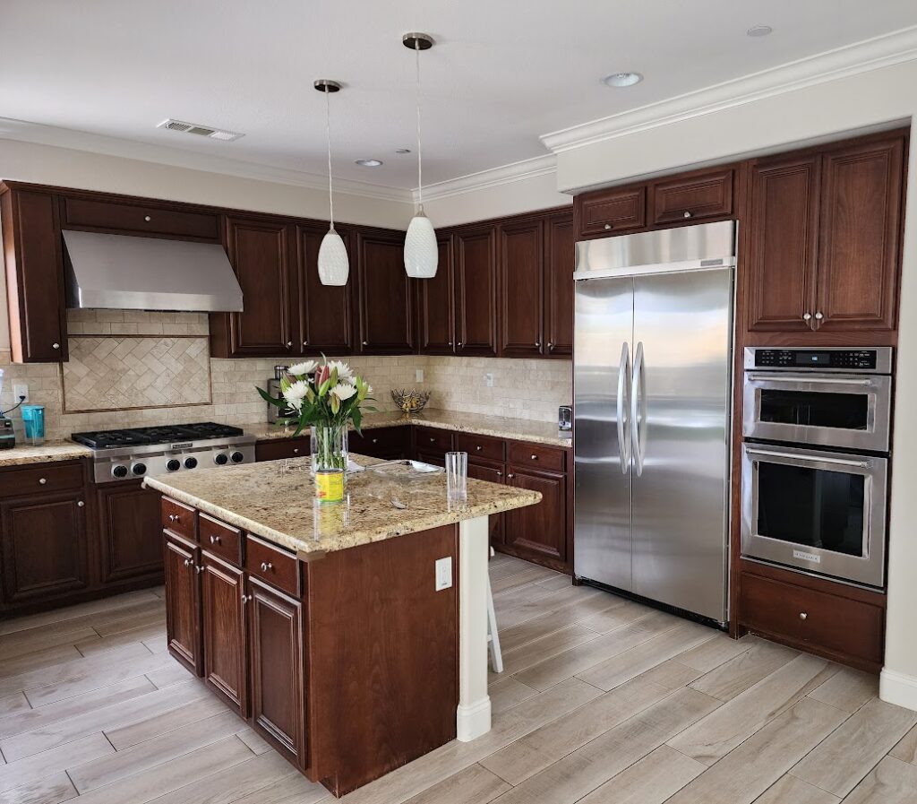 Full-service kitchen remodel after flood damage