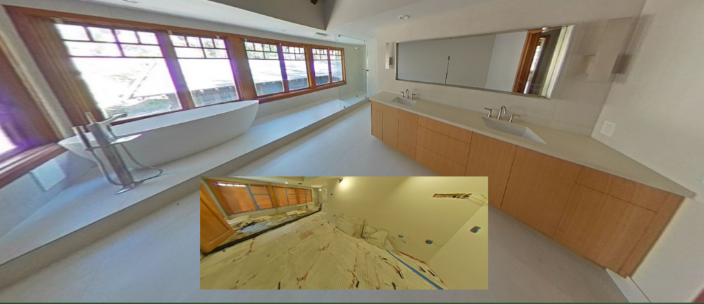 Before and After for Master Bathroom in Rancho Santa Fe