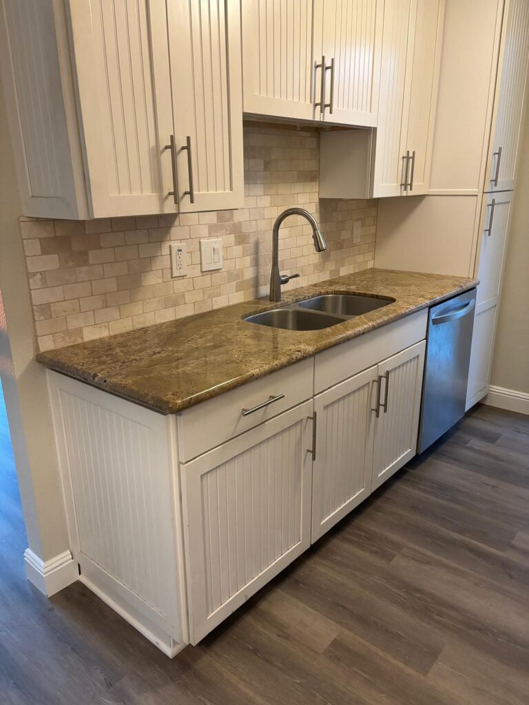 New cabinets after flood