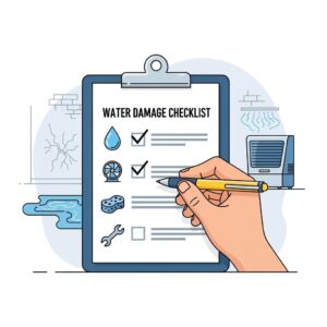 Water damage Checklist